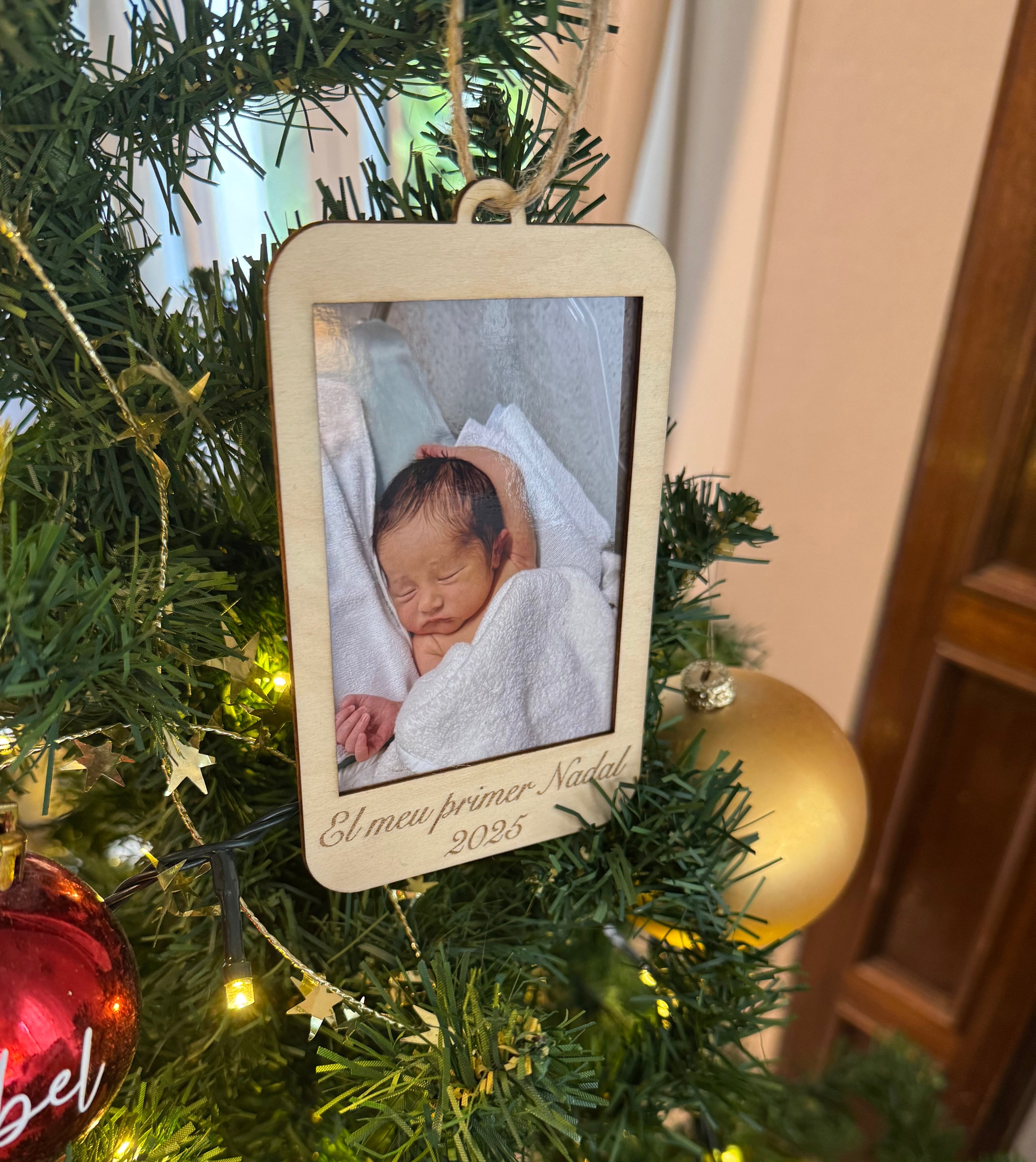 Decoración Árbol de Navidad con Foto