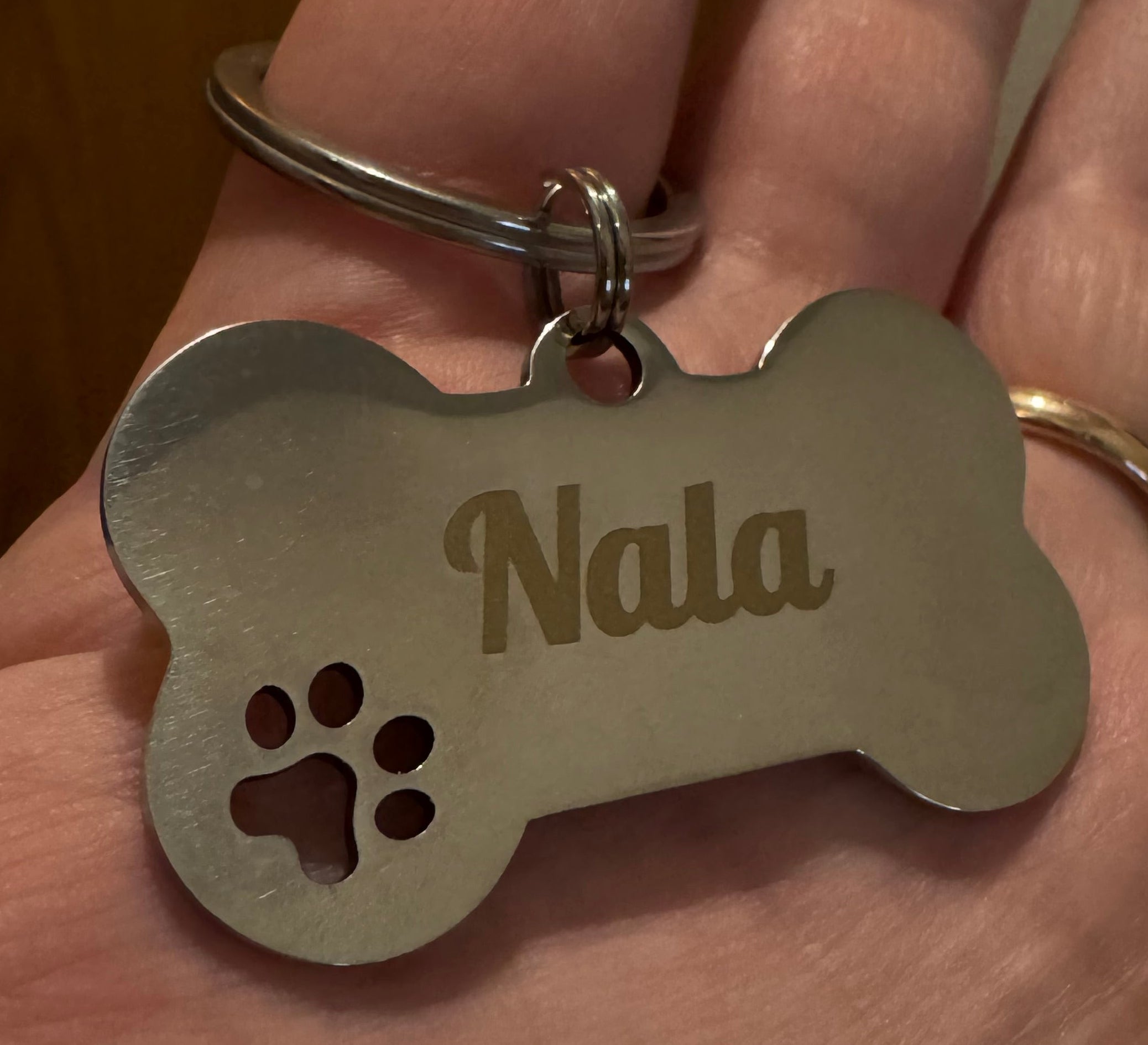 Placa personalizada para mascota