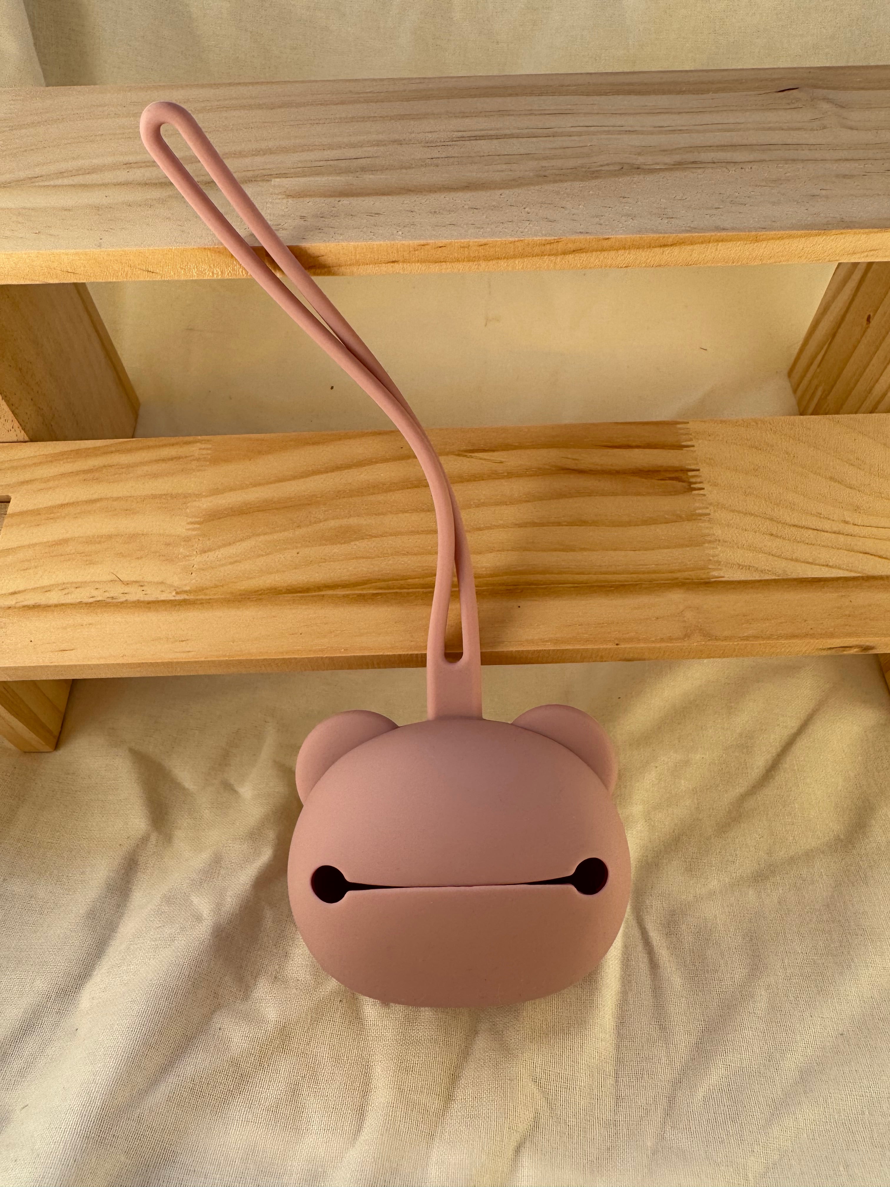 Porta chupete de silicona