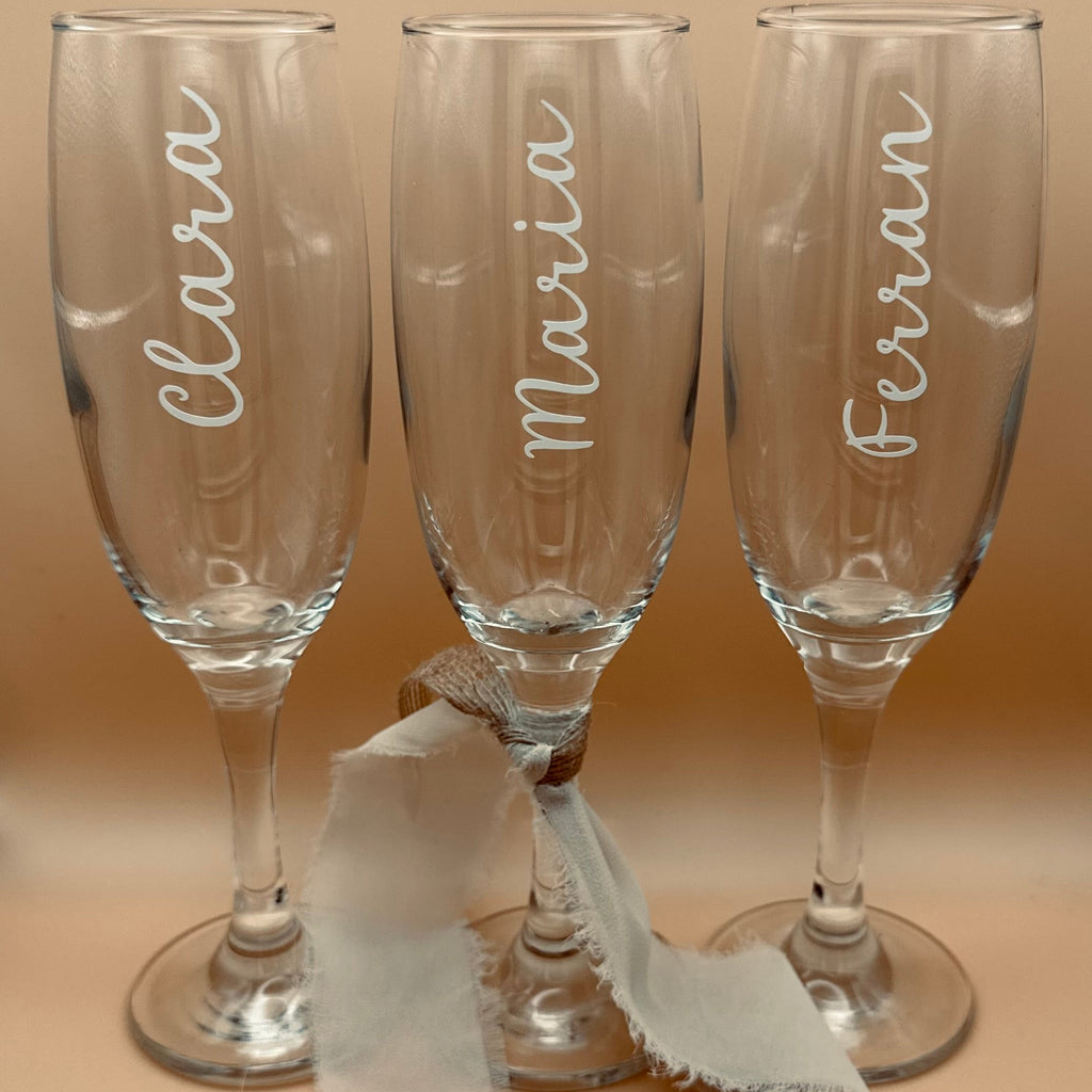 Copa de cava personalizada