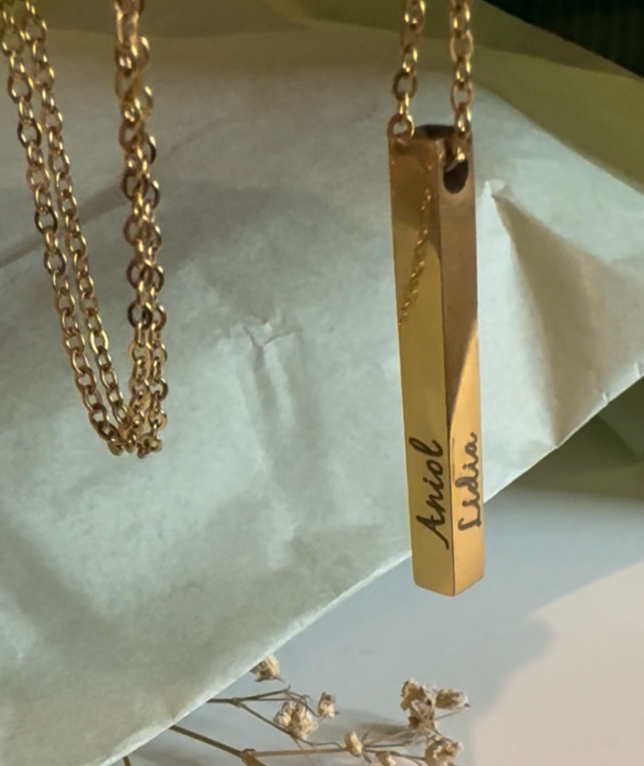 Collar Vertical Personalizado