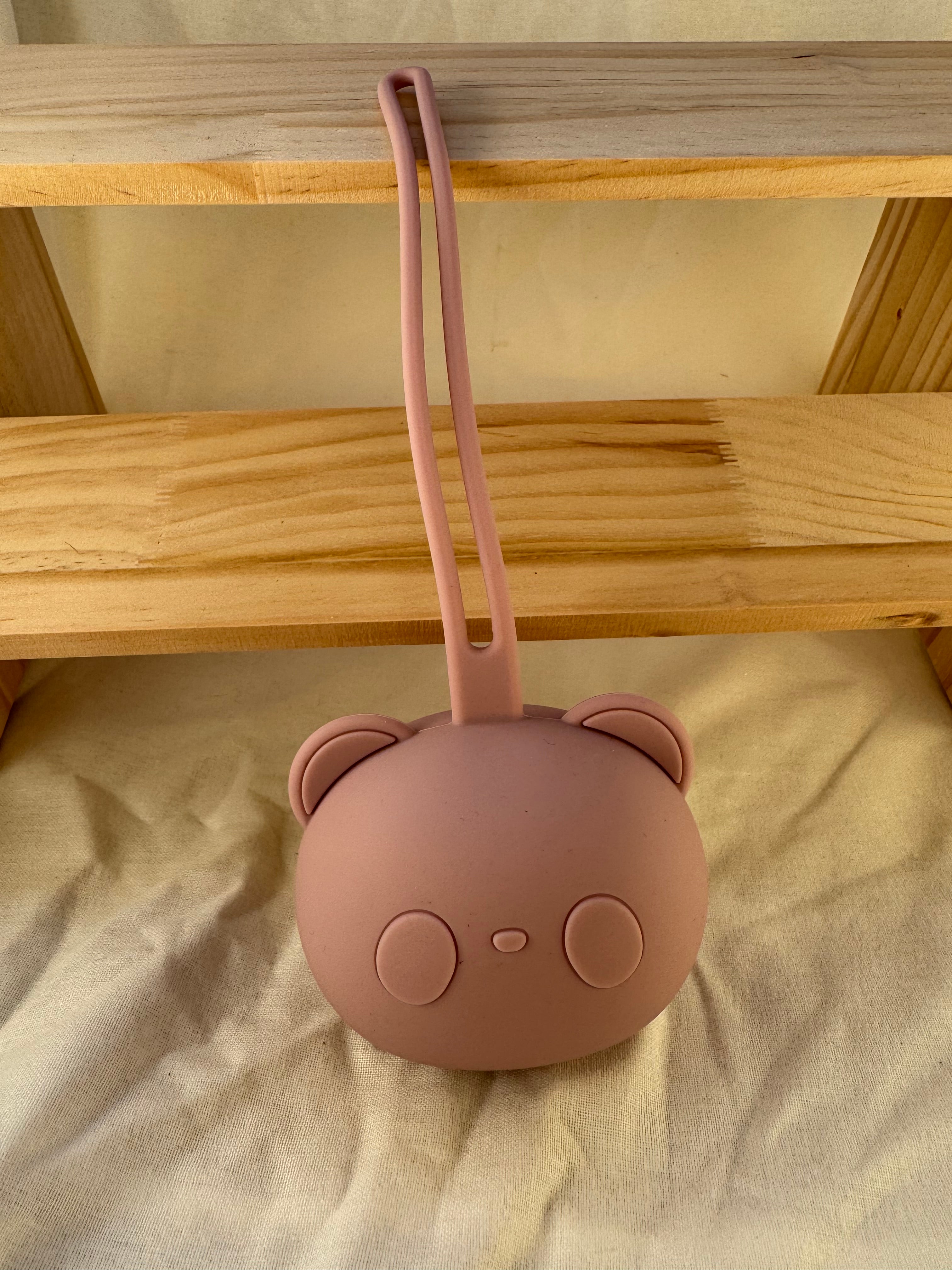 Porta chupete de silicona